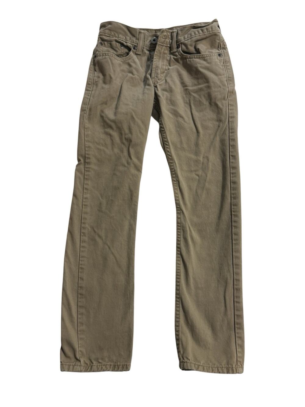 Boys Levi's 511 Tan/Khaki Jeans Size 10 25x25